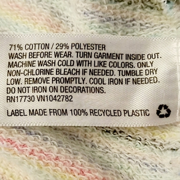 Circo Striped Dress w/ Pockets Tie Waist Short Sleeve Girl's Medium 7/8 Heart - Picture 8 of 8